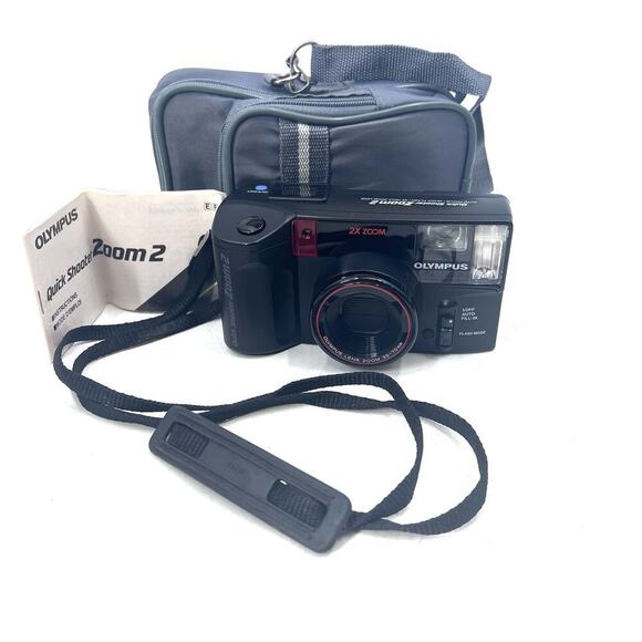 Olympus Quick Shooter Zoom 2 P&S 35mm Film Camera - Picture 1 of 12